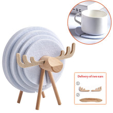 Load image into Gallery viewer, New Sheep Shape Anti Slip Cup Pads Coasters Insulated Round Felt Cup Mats Japan Style Creative Home Office Decor Art Crafts Gift
