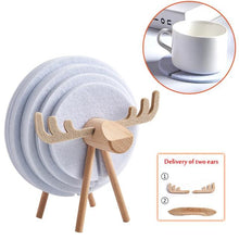 Load image into Gallery viewer, New Sheep Shape Anti Slip Cup Pads Coasters Insulated Round Felt Cup Mats Japan Style Creative Home Office Decor Art Crafts Gift
