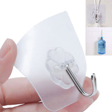 Load image into Gallery viewer, 2/6/10PCS Bathroom Transparent Wall Hooks Waterproof Oilproof Self Adhesive Hooks Reusable Seamless Hanging Hook For Kitchen
