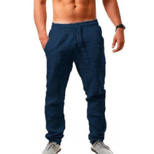 Load image into Gallery viewer, KB 2021New Men's Cotton Linen Pants Male Autumn New Breathable Solid Color Linen Trousers Fitness Streetwear S-3XL
