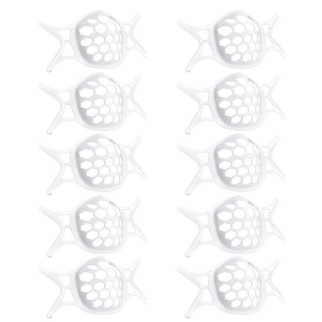10 PCS Silicone Face Mask Holder Useful 3D Mask Bracket Face Mask Bracket Inner Support Frame Mouth Caps Accessories