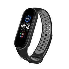 Load image into Gallery viewer, Strap For Xiaomi Mi Band 4 3 5 6 watch band Creative graffiti style Silicone bracelet replacement For XiaoMi band 4 5 Wristband
