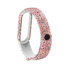 Load image into Gallery viewer, Strap For Xiaomi Mi Band 4 3 5 6 watch band Creative graffiti style Silicone bracelet replacement For XiaoMi band 4 5 Wristband
