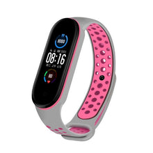 Load image into Gallery viewer, Strap For Xiaomi Mi Band 4 3 5 6 watch band Creative graffiti style Silicone bracelet replacement For XiaoMi band 4 5 Wristband
