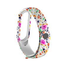 Load image into Gallery viewer, Strap For Xiaomi Mi Band 4 3 5 6 watch band Creative graffiti style Silicone bracelet replacement For XiaoMi band 4 5 Wristband
