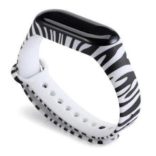 Load image into Gallery viewer, Strap For Xiaomi Mi Band 4 3 5 6 watch band Creative graffiti style Silicone bracelet replacement For XiaoMi band 4 5 Wristband
