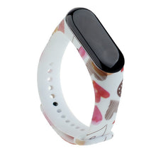 Load image into Gallery viewer, Strap For Xiaomi Mi Band 4 3 5 6 watch band Creative graffiti style Silicone bracelet replacement For XiaoMi band 4 5 Wristband
