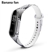 Load image into Gallery viewer, Strap For Xiaomi Mi Band 4 3 5 6 watch band Creative graffiti style Silicone bracelet replacement For XiaoMi band 4 5 Wristband
