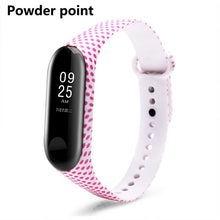 Load image into Gallery viewer, Strap For Xiaomi Mi Band 4 3 5 6 watch band Creative graffiti style Silicone bracelet replacement For XiaoMi band 4 5 Wristband
