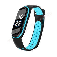 Load image into Gallery viewer, Fashion Sports Watch For Kids Children Waterproof Led Digital Watch Ultra-light Silicone Strap Teen Boys Girls WristWatch Unisex
