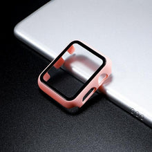 Load image into Gallery viewer, Glass+Case For Apple Watch Series 6 5 4 3 SE 44mm 40mm iWatch Case 42mm 38mm Screen Protector+Cover Apple Watch Accessories

