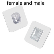 Load image into Gallery viewer, 5/10 Pairs Double-sided Adhesive Wall Hooks Waterproof Clothes Hats Towel Hooks Kitchen Bath Door Hooks Multi-Purpose Hooks
