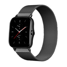 Load image into Gallery viewer, 20mm/22mm Magnetic band For Amazfit GTS/2/2e/GTS2 Mini/GTR 42mm/47mm/GTR2/2e/stratos 2/3 Metal Watch Bracelet Amazfit bip strap
