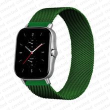 Load image into Gallery viewer, 20mm/22mm Magnetic band For Amazfit GTS/2/2e/GTS2 Mini/GTR 42mm/47mm/GTR2/2e/stratos 2/3 Metal Watch Bracelet Amazfit bip strap
