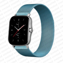Load image into Gallery viewer, 20mm/22mm Magnetic band For Amazfit GTS/2/2e/GTS2 Mini/GTR 42mm/47mm/GTR2/2e/stratos 2/3 Metal Watch Bracelet Amazfit bip strap
