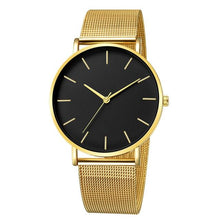 Load image into Gallery viewer, Women Watch Rose Gold Montre Femme 2021 Women's Mesh Belt ultra-thin Fashion relojes para mujer Luxury Wrist Watches reloj mujer
