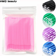 Load image into Gallery viewer, Disposable MicroBrush Eyelashes Extension  Individual Lash Removing Swab Micro Brush For Eyelash Extension Tools
