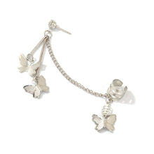 Load image into Gallery viewer, 2021 Fashion Butterfly Clip Earrings Ear hook Stainless Steel Ear Clips Double pierced Earring Earrings Women Girls Jewelry
