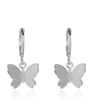 Load image into Gallery viewer, 2021 Fashion Butterfly Clip Earrings Ear hook Stainless Steel Ear Clips Double pierced Earring Earrings Women Girls Jewelry
