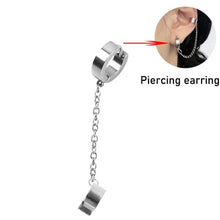 Load image into Gallery viewer, 2021 Fashion Butterfly Clip Earrings Ear hook Stainless Steel Ear Clips Double pierced Earring Earrings Women Girls Jewelry
