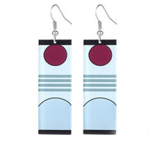 Load image into Gallery viewer, Fashion Acrylic Tanjiro Earrings Demon Slayer Earrings Anime Cosplay Props Hanafuda Drop Long Earrings for Women Jewelry
