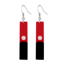 Load image into Gallery viewer, Fashion Acrylic Tanjiro Earrings Demon Slayer Earrings Anime Cosplay Props Hanafuda Drop Long Earrings for Women Jewelry
