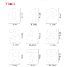 Load image into Gallery viewer, 6/8/10inch PET 0-8 Numbers Cake Mold Set Cake Decorating Tools Confeitaria Maker DIY Birthday Cake Pastry and Bakery Accessories
