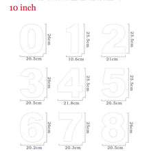 Load image into Gallery viewer, 6/8/10inch PET 0-8 Numbers Cake Mold Set Cake Decorating Tools Confeitaria Maker DIY Birthday Cake Pastry and Bakery Accessories

