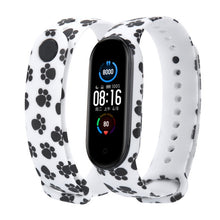Load image into Gallery viewer, Sport Strap For Xiaomi Mi Band 3 4 5 6 Silicone Wristband Replace Mi band 4 Graffiti style Bracelet For Mi Band 6 band 5 straps
