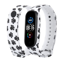 Load image into Gallery viewer, Sport Strap For Xiaomi Mi Band 3 4 5 6 Silicone Wristband Replace Mi band 4 Graffiti style Bracelet For Mi Band 6 band 5 straps
