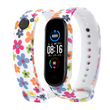 Load image into Gallery viewer, Sport Strap For Xiaomi Mi Band 3 4 5 6 Silicone Wristband Replace Mi band 4 Graffiti style Bracelet For Mi Band 6 band 5 straps
