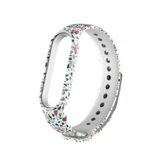 Load image into Gallery viewer, Sport Strap For Xiaomi Mi Band 3 4 5 6 Silicone Wristband Replace Mi band 4 Graffiti style Bracelet For Mi Band 6 band 5 straps
