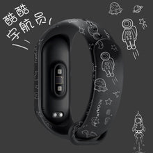 Load image into Gallery viewer, Sport Strap For Xiaomi Mi Band 3 4 5 6 Silicone Wristband Replace Mi band 4 Graffiti style Bracelet For Mi Band 6 band 5 straps
