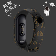 Load image into Gallery viewer, Sport Strap For Xiaomi Mi Band 3 4 5 6 Silicone Wristband Replace Mi band 4 Graffiti style Bracelet For Mi Band 6 band 5 straps
