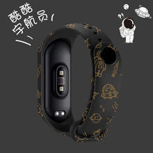 Load image into Gallery viewer, Sport Strap For Xiaomi Mi Band 3 4 5 6 Silicone Wristband Replace Mi band 4 Graffiti style Bracelet For Mi Band 6 band 5 straps
