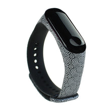 Load image into Gallery viewer, Sport Strap For Xiaomi Mi Band 3 4 5 6 Silicone Wristband Replace Mi band 4 Graffiti style Bracelet For Mi Band 6 band 5 straps
