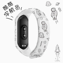 Load image into Gallery viewer, Sport Strap For Xiaomi Mi Band 3 4 5 6 Silicone Wristband Replace Mi band 4 Graffiti style Bracelet For Mi Band 6 band 5 straps

