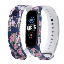 Load image into Gallery viewer, Sport Strap For Xiaomi Mi Band 3 4 5 6 Silicone Wristband Replace Mi band 4 Graffiti style Bracelet For Mi Band 6 band 5 straps
