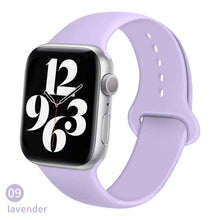 Load image into Gallery viewer, Silicone Strap For Apple Watch band 6 44mm 42mm 40mm 38mm Smart rubber watchband bracelet iWatch band for Series 6 SE 5 4 3 2 se
