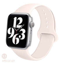 Load image into Gallery viewer, Silicone Strap For Apple Watch band 6 44mm 42mm 40mm 38mm Smart rubber watchband bracelet iWatch band for Series 6 SE 5 4 3 2 se
