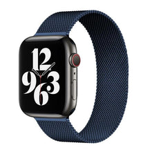 Load image into Gallery viewer, Metal Strap For Apple watch band 44mm 40mm iWatch Series 42mm 38mm stainless steel bracelet magnetic loop Apple watch 345 6 7 se
