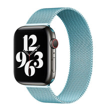 Load image into Gallery viewer, Metal Strap For Apple watch band 44mm 40mm iWatch Series 42mm 38mm stainless steel bracelet magnetic loop Apple watch 345 6 7 se
