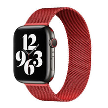Load image into Gallery viewer, Metal Strap For Apple watch band 44mm 40mm iWatch Series 42mm 38mm stainless steel bracelet magnetic loop Apple watch 345 6 7 se

