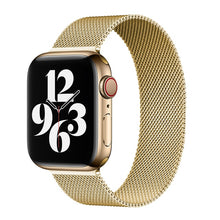 Load image into Gallery viewer, Metal Strap For Apple watch band 44mm 40mm iWatch Series 42mm 38mm stainless steel bracelet magnetic loop Apple watch 345 6 7 se
