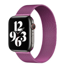 Load image into Gallery viewer, Metal Strap For Apple watch band 44mm 40mm iWatch Series 42mm 38mm stainless steel bracelet magnetic loop Apple watch 345 6 7 se
