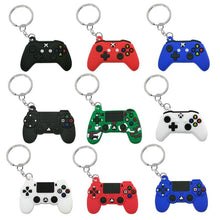 Load image into Gallery viewer, 1PCS PVC Game Machine Keychain &amp; Keyring Cute Gamepad Joystick Key Chain Keychains Bag Car Hanging

