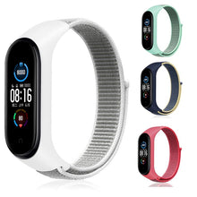Load image into Gallery viewer, Nylon Strap for Xiaomi Mi band 6 4 3 5 Bracelet Wristband Sports Breathable Bracelet For Miband 6 5 4 3 Replacement Strap
