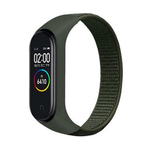 Load image into Gallery viewer, Nylon loop for xiaomi mi band 4 3 strap Sport Bracelet smartwatch Belt pulsera correa xiaomi strap Wristband for Miband 6 5 band
