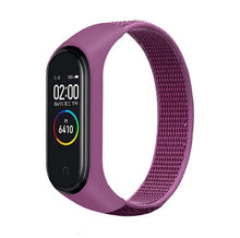 Load image into Gallery viewer, Nylon loop for xiaomi mi band 4 3 strap Sport Bracelet smartwatch Belt pulsera correa xiaomi strap Wristband for Miband 6 5 band
