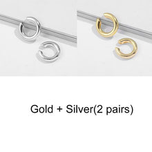 Load image into Gallery viewer, Punk Rock Gold Color Clip Earrings No Piercing Trendy Link Chain Earcuffs Statement Cartilage Earrings for Women Party Jewelry

